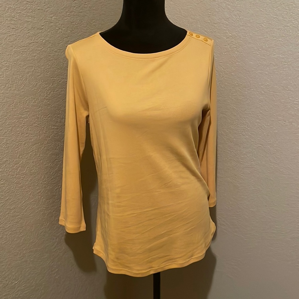Brand new charter Club 3/4 Pima Boat shirt!
